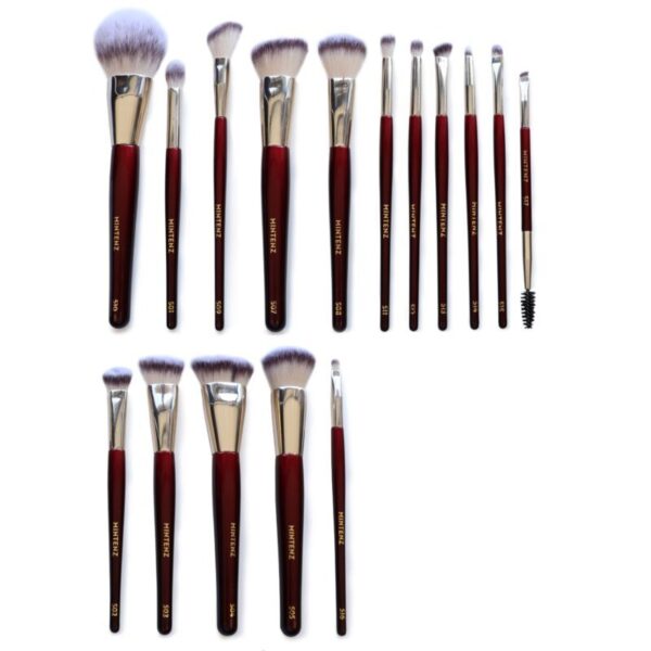Burgundy Red Brushset – B