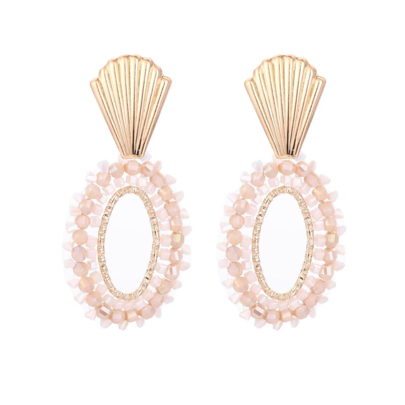 Bora Bora earrings beige