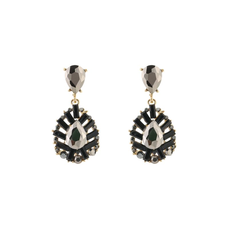 Crystal Bay earrings zwart