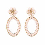 Florance earrings beige