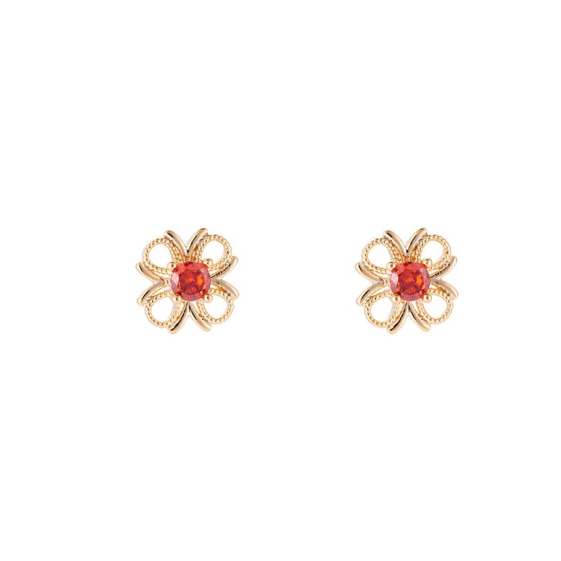Livia earrings goud oranje