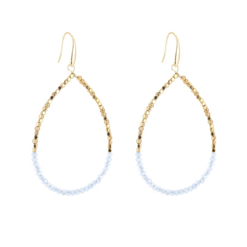 Malta earrings blauw