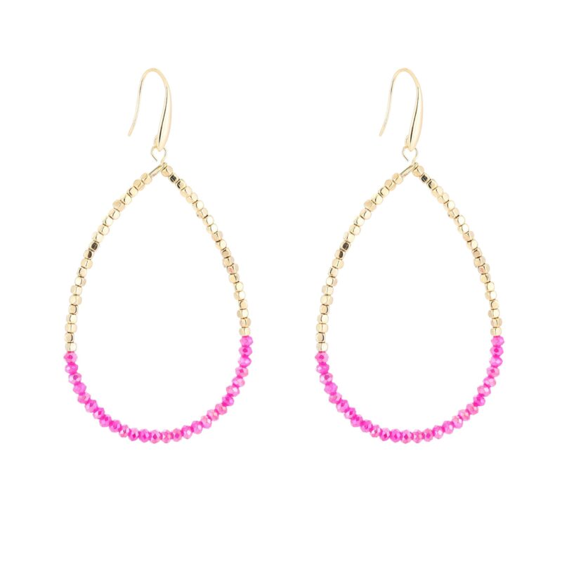 Malta earrings roze