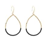 Malta earrings zwart