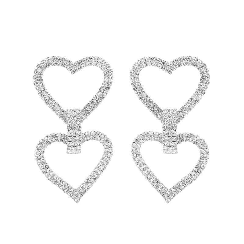 New York earrings zilver