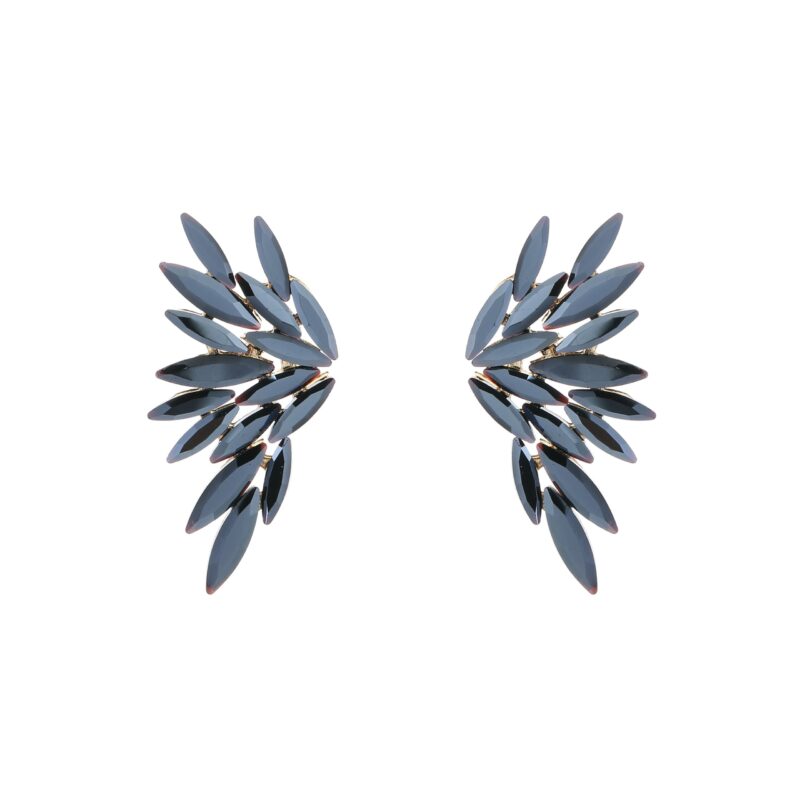 The Wing earrings zwart