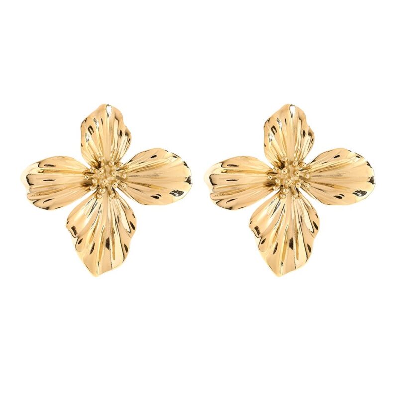 Rosey earrings goud